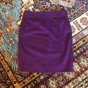 Banana Republic Purple Sloan Skirt P4